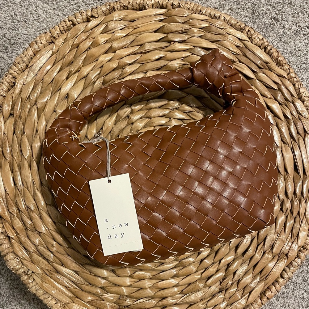 A New Day Mini Woven Handbag Clutch